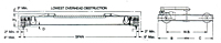 Dimensional Drawing for Model RPM Low Headroom Monorail Hoists / Top Running Single Girder Motor Driven Cranes