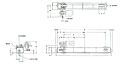 Dimensional Drawing for Top Running Motor Driven End Truck Kits