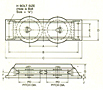 Double Horizontal Sheave Assemblies