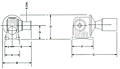 Dimensional Drawing for Model HC Horizontal Capstans