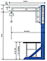 Welded Construction Benchoist Workstations - Scissor Style