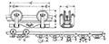 1000/1500 Pound (lb) Capacity Four Wheel Trolley (US-165/US-162) - 2