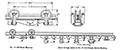 2000 Pound (lb) Capacity Four Wheel Trolley (US-180) - 2