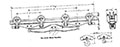 4000 Pound (lb) Capacity Eight Wheel Trolley (US-181) - 2