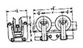 1000 Pound (lb) Capacity Four Wheel Trolley (US-147) - 2